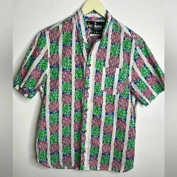 Chubbies The Nutter Aloha Button Up Shirt Size Small - Picture 1 of 7